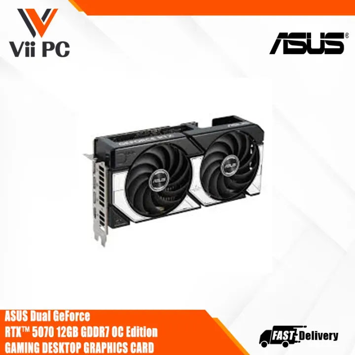 ASUS Dual GeForce RTX™ 5070 12GB GDDR7 OC Edition
