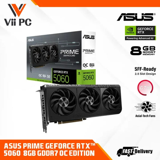 ASUS PRIME GeForce RTX 5060 8GB GDDR7 OC Edition
