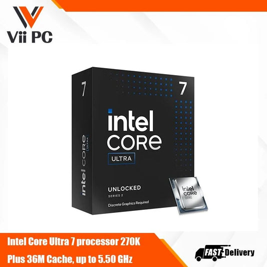 Intel Core Ultra 7 processor 270K Plus 36M Cache, up to 5.50 GHz Gaming AI CPU