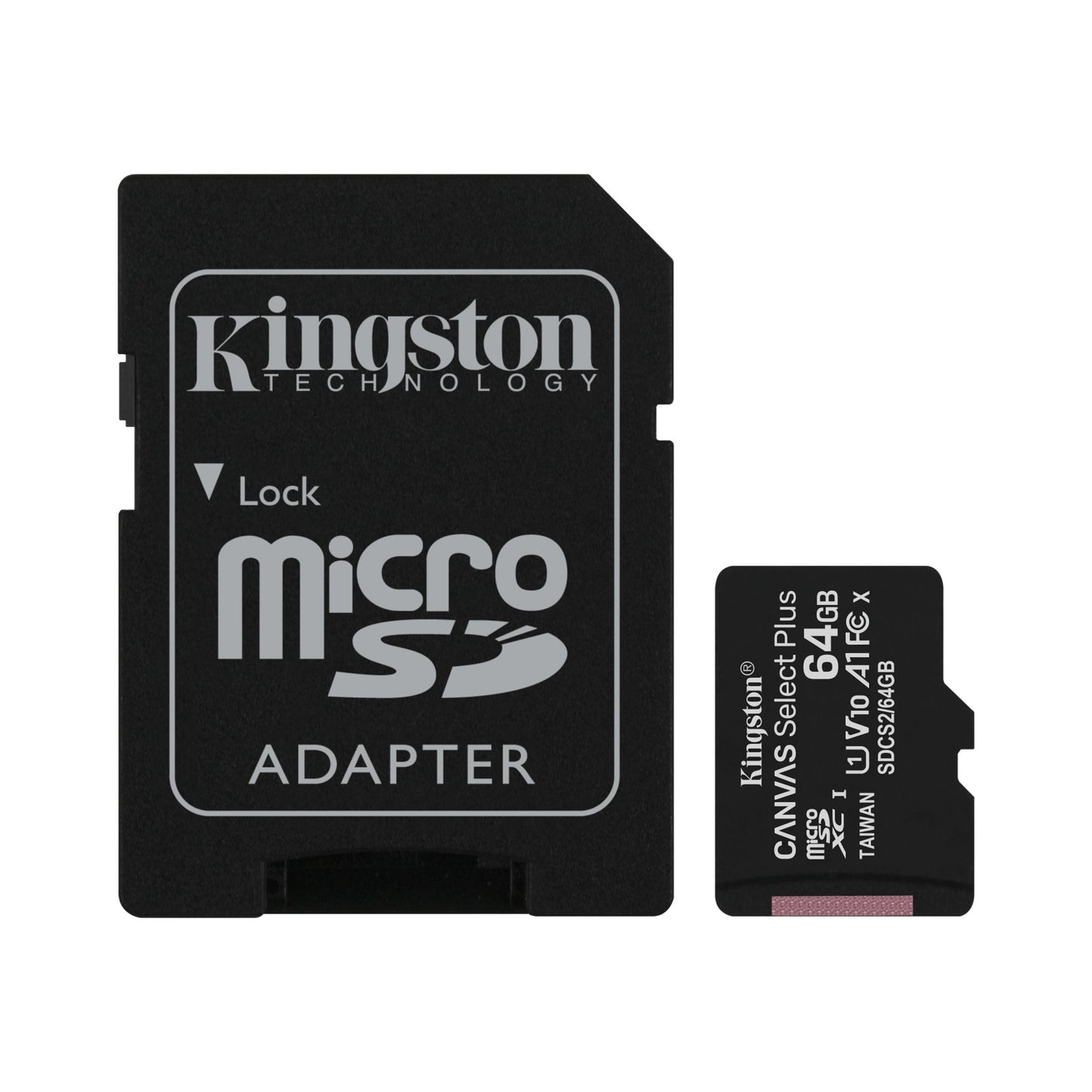 Kingston Canvas Select Plus MicroSD (64GB/128GB/256GB) 100MB/s