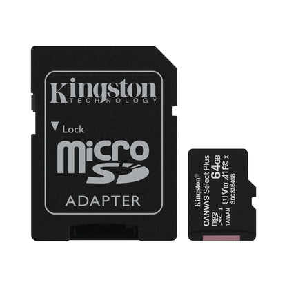 Kingston Canvas Select Plus MicroSD (64GB/128GB/256GB) 100MB/s