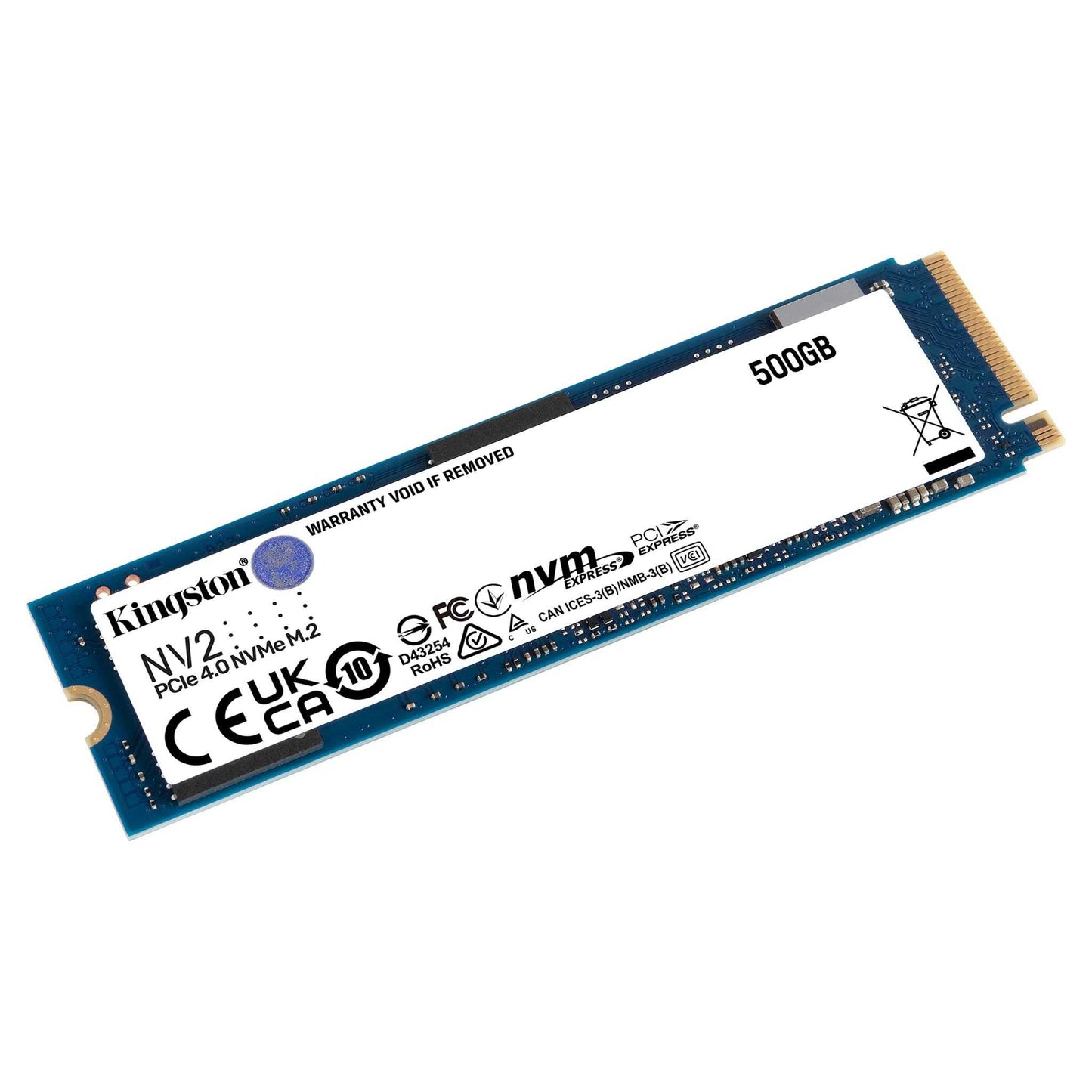 Kingston NV2 - M.2 PCIe 2280 Gen 4x4 NVMe SSD | Up to 3500 MB/s | - 250GB/500GB/1TB/2TB/4TB
