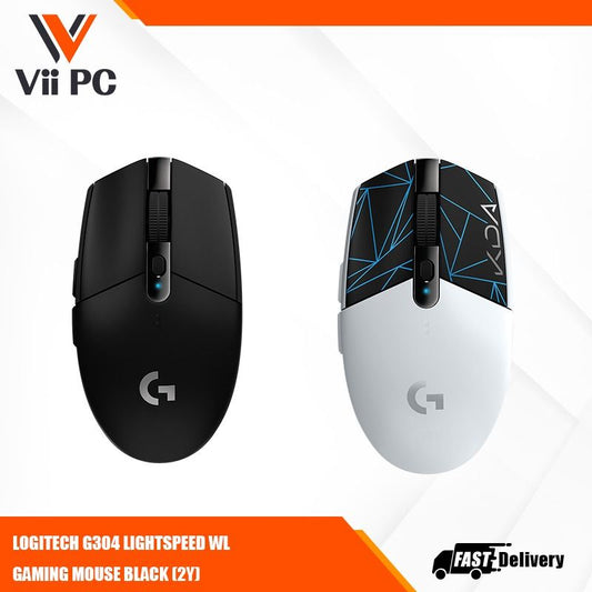 LOGITECH G304 LIGHTSPEED Wireless Gaming Mouse (Black/White)