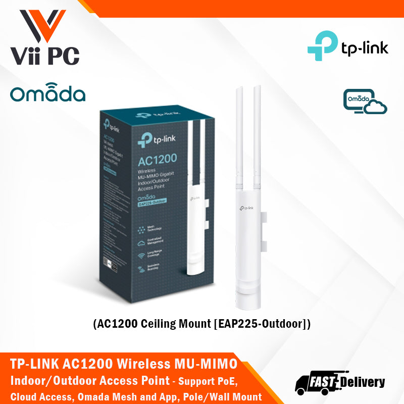 TP-LINK EAP225-Outdoor AC1200 Wireless MU-MIMO Gigabit Indoor