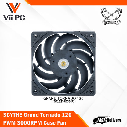 SCYTHE Grand Tornado 120/Wonder Tornado 120 Slim/Wonder Tornado 120(BLACK/WHITE) Case Fan