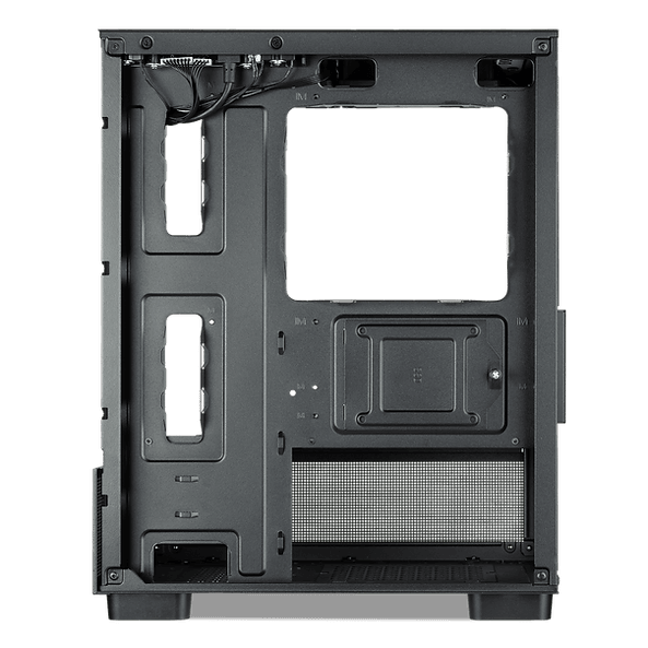 TECWARE INFINITY M2 ARGB OMNI LINK DUAL TEMPERED GLASS MATX CASE - 3x ARGB Omni Link Fans Included, Same High Performance and Reliability as OMNI PWM fans