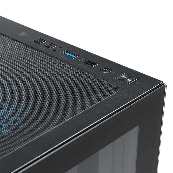 TECWARE INFINITY M2 ARGB OMNI LINK DUAL TEMPERED GLASS MATX CASE - 3x ARGB Omni Link Fans Included, Same High Performance and Reliability as OMNI PWM fans