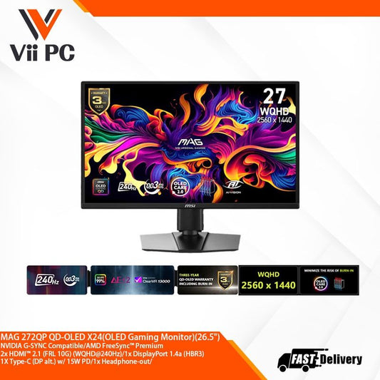 MSI MAG 272QP QD-OLED X24(OLED Gaming Monitor)