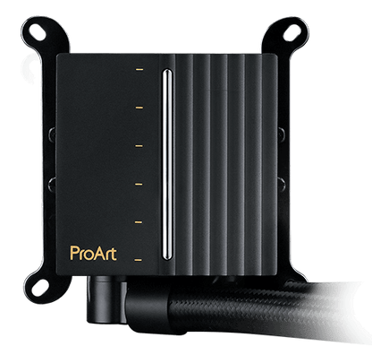 ProArt LC 360 AIO CPU Liquid Cooler (Illuminated Meter & Alphacool Apex Stealth Metal Power Fans)