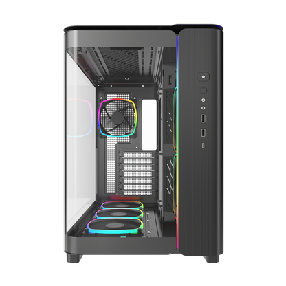 Montech KING 95 PRO BLACK/WHITE Tempered Glass ATX Middle Tower Case (Dynamic Duo Airflow Modes)