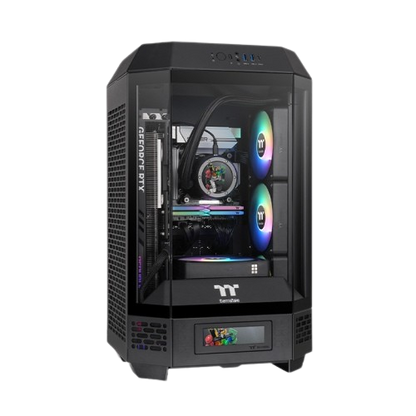 Thermaltake The Tower 250 Mini Tower Chassis - Black/Snow