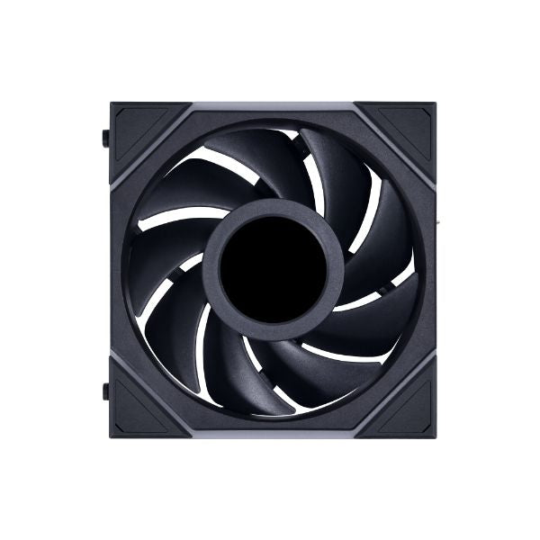 LIAN LI UNI FAN TL120 LCD 120MM Single Pack BLACK/WHITE - 3 Yrs