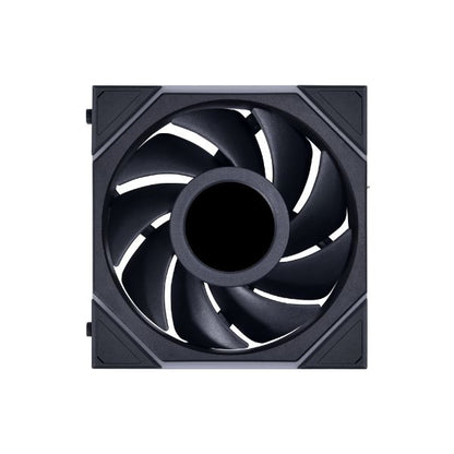 LIAN LI UNI FAN TL120 LCD 120MM Single Pack BLACK/WHITE - 3 Yrs Wty