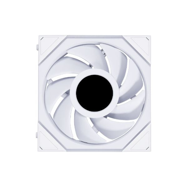 LIAN LI UNI FAN TL120 LCD 120MM Single Pack BLACK/WHITE - 3 Yrs Wty