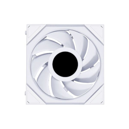 LIAN LI UNI FAN TL120 LCD 120MM Single Pack BLACK/WHITE - 3 Yrs Wty