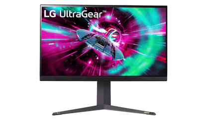 LG 32GR93U-B 32" UltraGear™ 4K UHD(3840x2160)/144Hz/1ms/HDR400/G-SYNC/FreeSync Premium/HDMI 2.1/DP1.4/4-Pole HP Out DTS HP:X/Tilt/Height/Pivot Stand Black Gaming Monitor