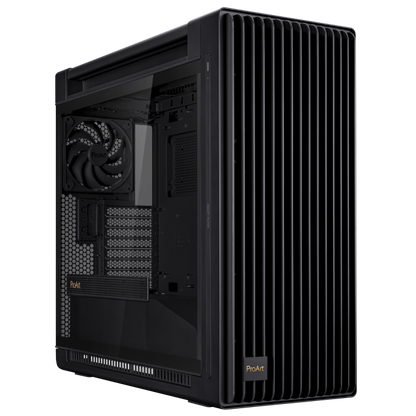 ASUS ProArt PA602 E-ATX Mid Tower - 420mm radiator support, one 140mm and two 200mm pre-installed system fans