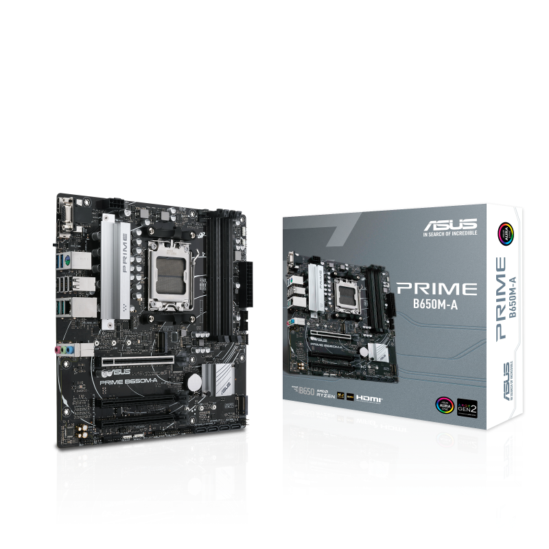 ASUS TUF GAMING LC 240 ARGB AIO CPU Liquid Cooler + ASUS PRIME B650M-A AM5, 2 x M.2, MATX Motherboard (AIO Cooler BUNDLE)