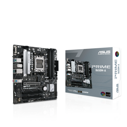 ASUS TUF GAMING LC 240 ARGB AIO CPU Liquid Cooler + ASUS PRIME B650M-A AM5, 2 x M.2, MATX Motherboard (AIO Cooler BUNDLE)